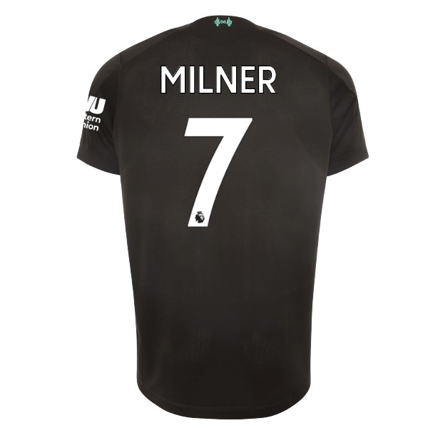 Camiseta Liverpool NO.7 Milner 3ª 2019 2020 Negro